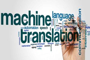 "Timeline illustrating the evolution of machine translation from rule-based systems to neural models."