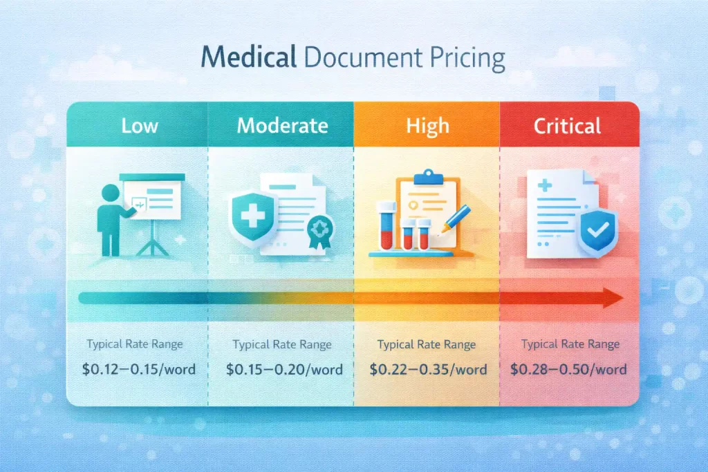 Impact of Document Type on Medical Translation Pricing
